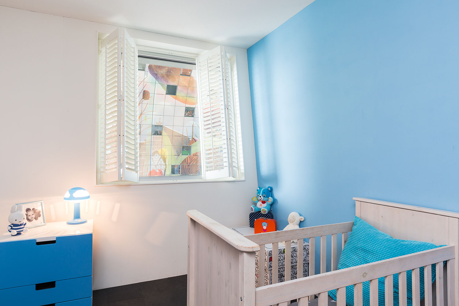 Shutters in kinderkamer