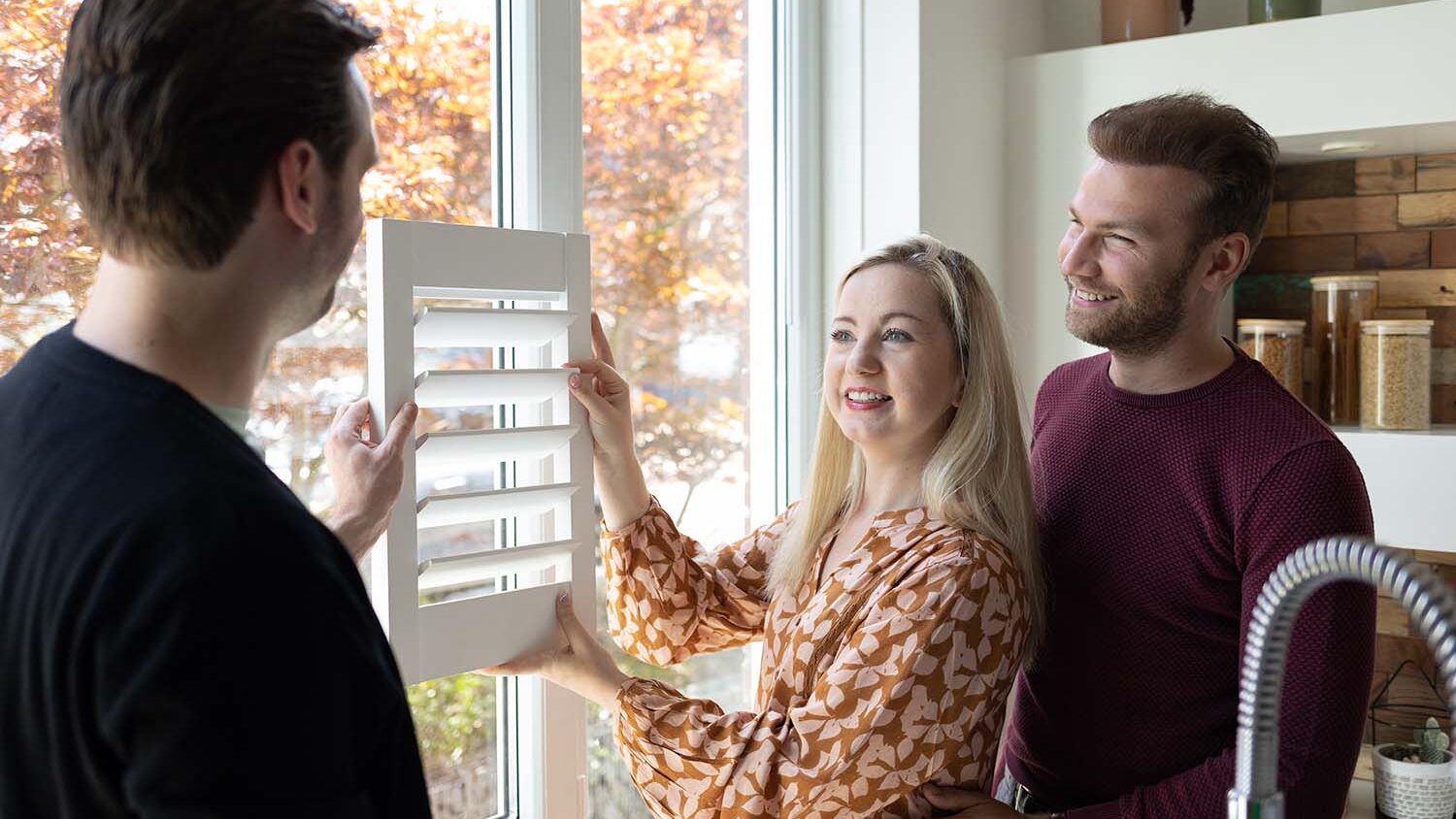 Adviesgesprek aan huis over shutters