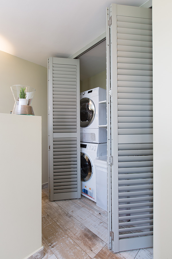 Shutters als kastdeuren berging