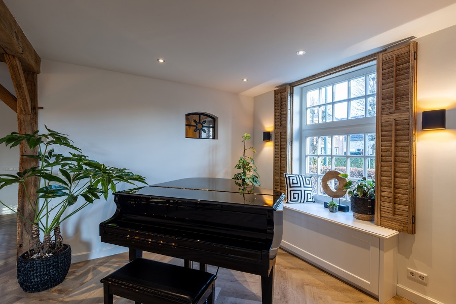 Houten shutters als raambekleding
