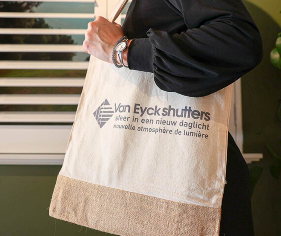 Goodiebag van winactie Van Eyck shutters